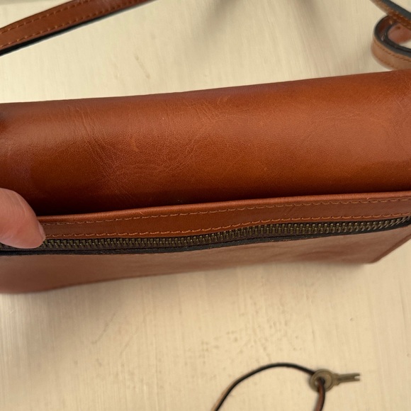 Patricia Nash Brown Leather Crossbody Bag - Picture 10 of 14